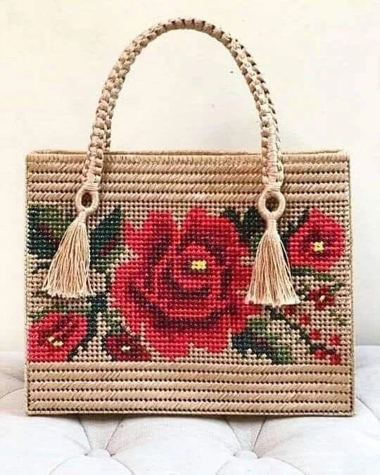 Handmade Trico Knitted Women Bag