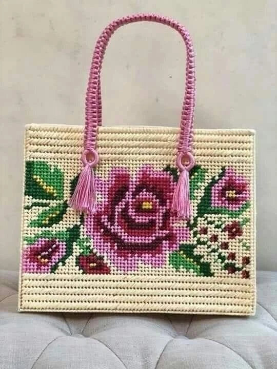 Handmade Trico Knitted Women Bag