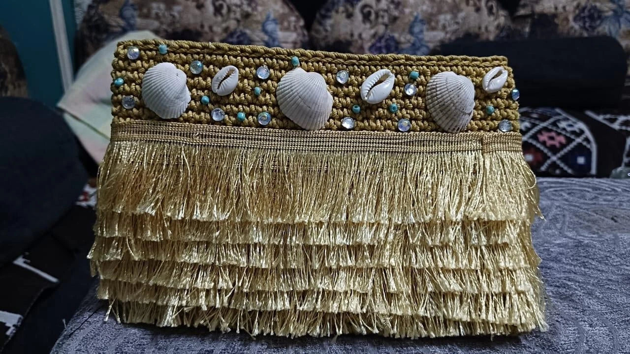 Handmade Trico Knitted Women Bag