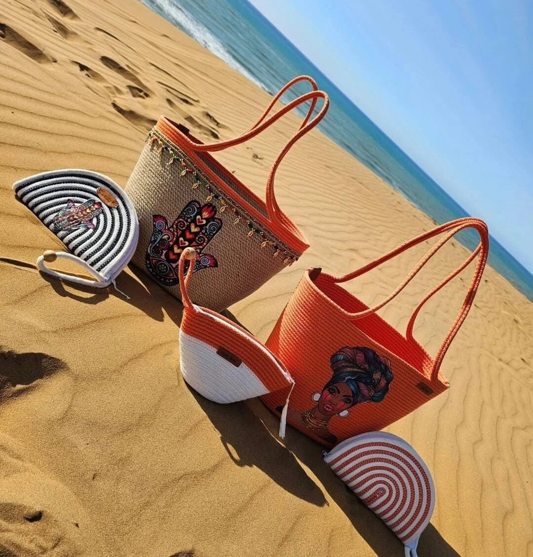 Handmade Trico Knitted Women Bag