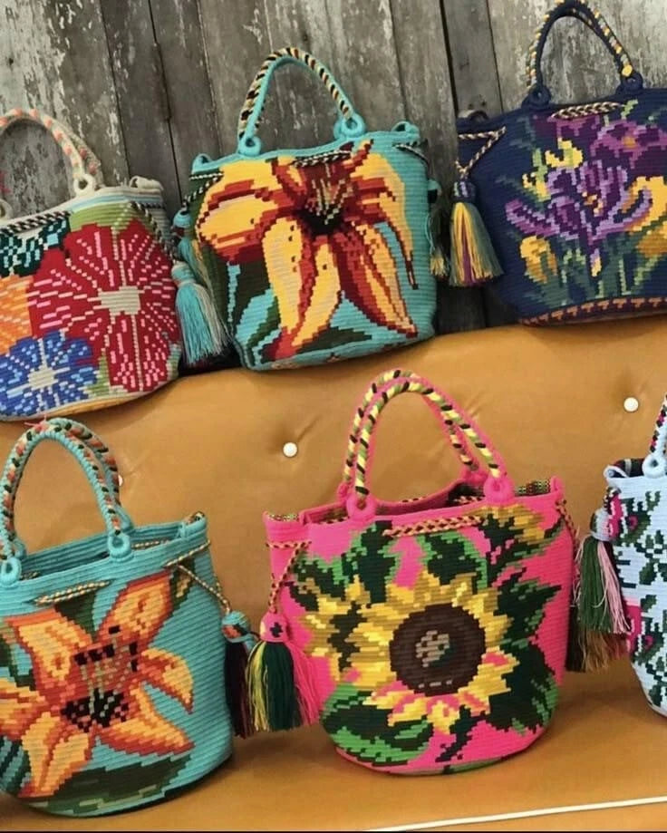 Handmade Trico Knitted Women Bag