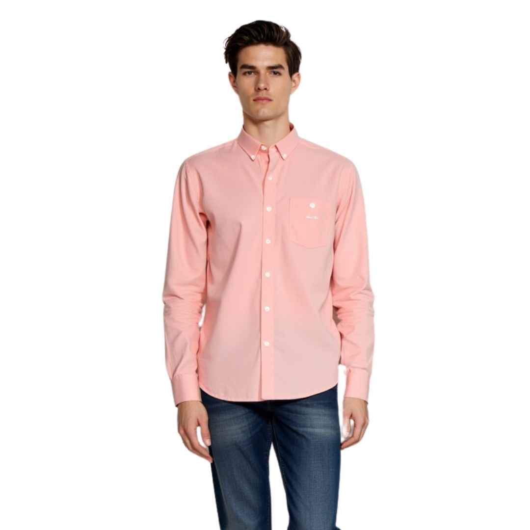 Men Button Down Long Sleeve Shirts
