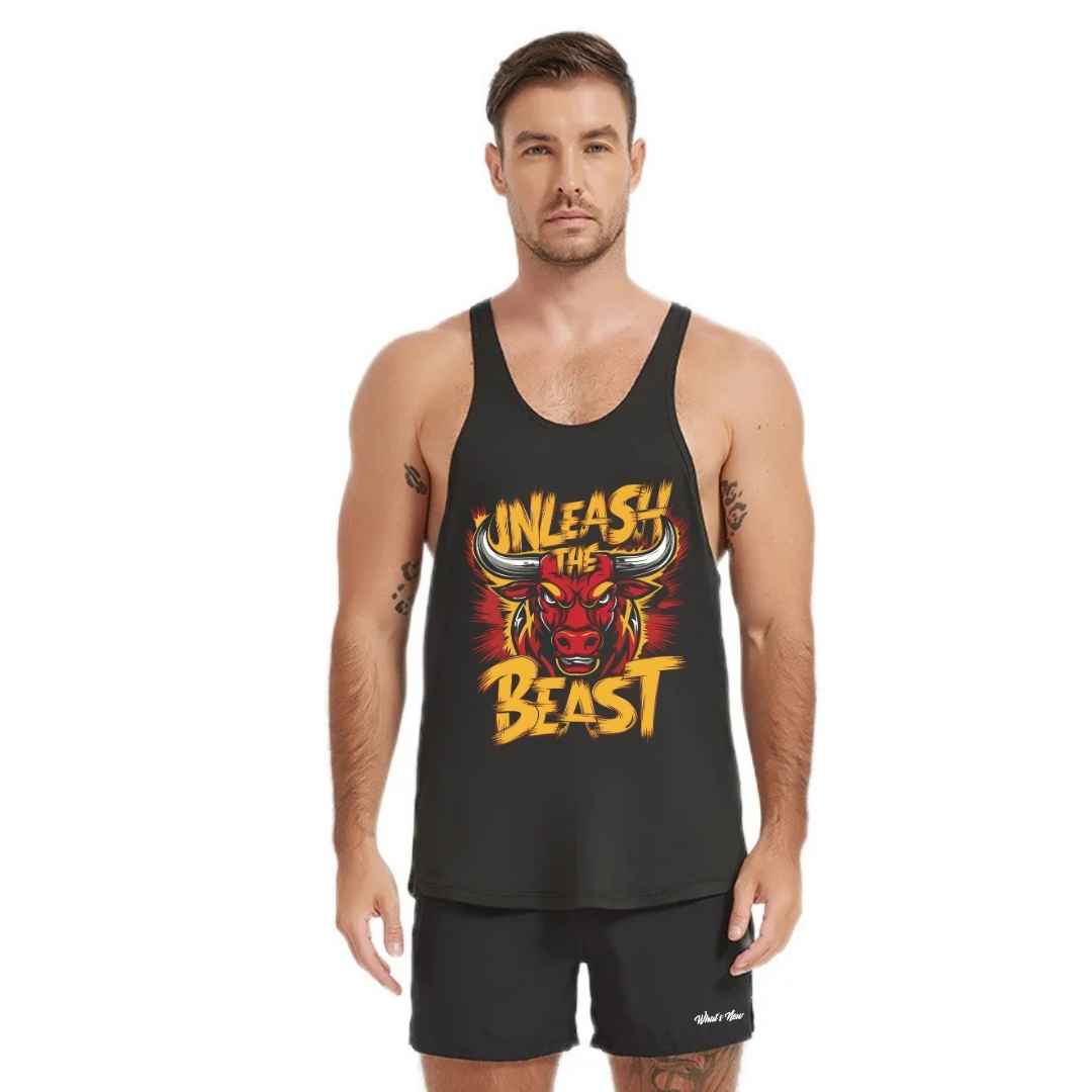 Men Muscle Top front view1