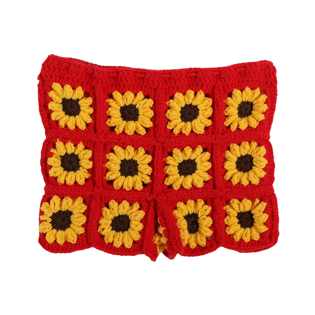 Sunflower crochet summer set