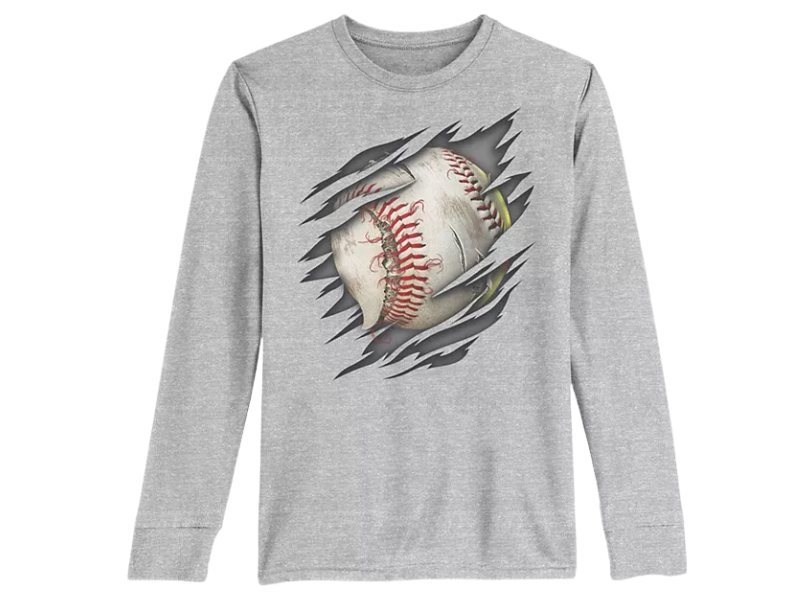 Boys’ Baseball Breakthrough Graphic Long-Sleeve T-Shirt