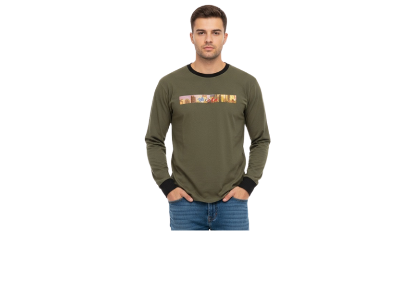 Men’s Long Sleeve Graphic T-Shirt