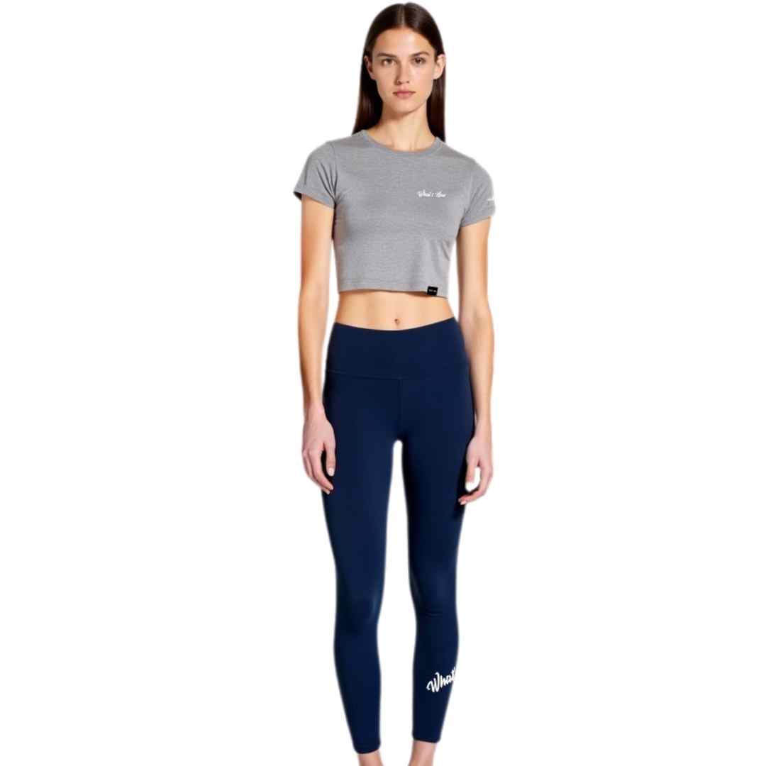 Women Crop Top & Leggings Set