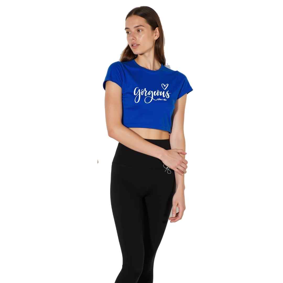 Women Crop Top & Leggings Set