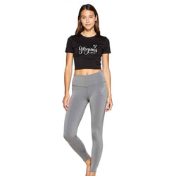 Women Crop Top & Leggings Set